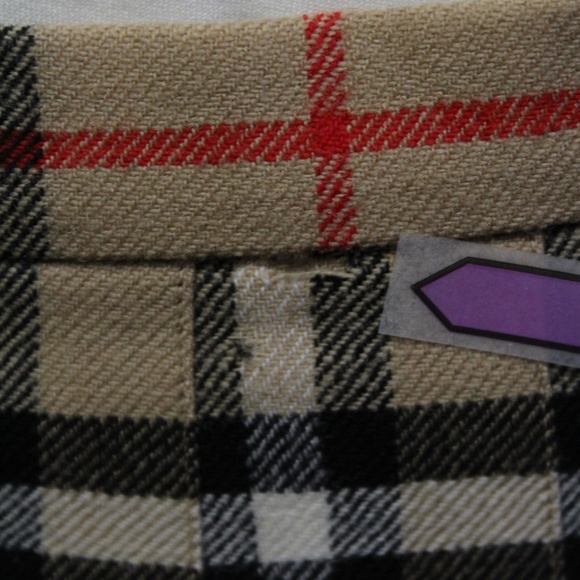 COPY - Vintage Burberry Pleated Plaid Skirt - Picture 5 of 8